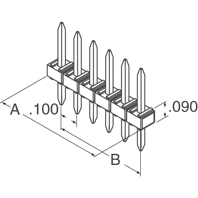 22284054 Molex  Embases à broches mâles